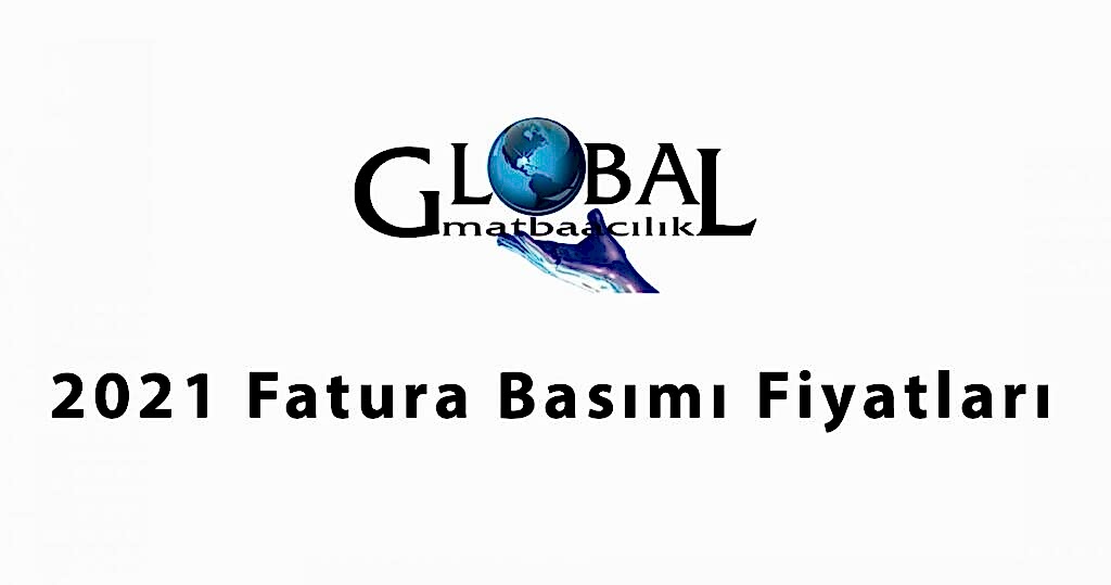 2021 Fatura Basımı Fiyatları